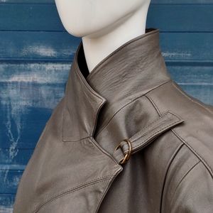 LA  PELLE Vintage (1980's) Ladies Luxury Italian Leather Jacket